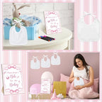 Newwiee 55 Pcs White Baby Bibs DIY Bib Decorating Design - Image 6