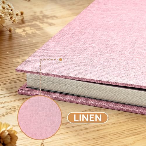 Large Photo Album Self Adhesive Scrapbook Album for 4x6 5x7 8x10 Pictures DIY Photo Book for Wedding, Anniversary, Christmas, Baby Shower, Ideal for Preserving Precious Moments - Image 4