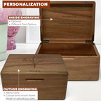 Birth Flower Keepsake Box Personalized - Wooden Memory Box for Girls - Image 3