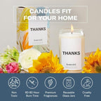 Homesick Scented Candles for Home (Thanks) - 13.75 oz Long-Lasting Soy Wax Blend Jar Candle Gifts for Women for All Occasions, 60-80 Hours Burn Time - Notes of Cucumber, Lemon & Patchouli - Image 5
