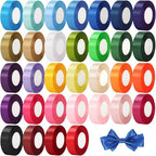 NESCCI 800 Yards Ribbon,1 Inch Satin Ribbon,32 Colors by NESCCI