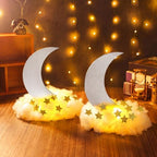 Wonderjune 9 Sets Star and Moon Centerpieces Baby Shower Decor, Silver - Image 6