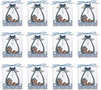 Keepsake Figurine 12 pcs Baby Boy Sleeping Under Blue Pacifier | Awesome Decorations or Party Favors | for Pregnancy Announcements, Gender Reveals, Birthday and Special Celebrations - Image 3