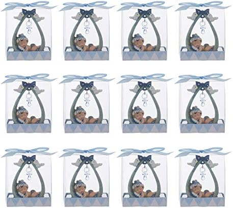 Keepsake Figurine 12 pcs Baby Boy Sleeping Under Blue Pacifier | Awesome Decorations or Party Favors | for Pregnancy Announcements, Gender Reveals, Birthday and Special Celebrations - Image 3