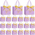 Jetec 45 Pcs Mini Thank You Gift Bag with Handle, Light Purple/gold by Jetec