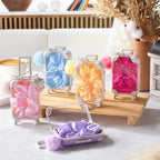LemonRoad 60 Pcs Mini Empty Suitcase Box with Plush Keychain, Multicolor - Image 4