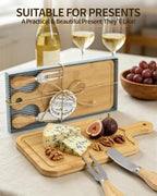 12 Set Bridal Shower Favor Prizes Charcuterie Board, Bamboo Cheese Board - Image 5