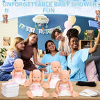 RoundFunny 33 Pcs Baby Shower Diaper Changing Game Supplies, Cute Bear - Image 6