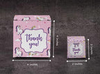 Paper Box - Mini Favor Box For Baby Shower 4x4x4 Inches Paper Gift Boxes, Candy Paper Box For Party Favors, Baby Shower Unicorn,Girl Theme- Pack Of 20 - Image 3