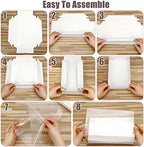 Karenhi 48 Pcs Clear Window Cookie Boxes Bakery Gift Packaging, White - Image 4
