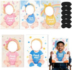 6 Set Blindfolded Baby Shower Games Feed Me Baby Shower Games Feed The Baby Blindfolded Games Blindfolded Baby Food Feeding Games Gender Reveal Games for Baby Shower Party Supplies by YASUWEKIK