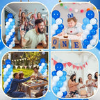 Balloon Column Stand with 102 Balloons, Balloon Column Kit Set of 2, Metal Balloon Tower Stand with Base for Floor, Height Adjustable from 1.57 to 7 Ft, For Party Decorations - Image 6