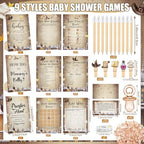 Sherr 476 Pcs Magical Baby Shower Game Set, 9 Style Baby Shower Activities - Image 3