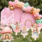 Honoson 4 Pcs Large 24" x 32" Fairy Cardboard Cutouts, Fairy Party Decoration Yard Signs Standup for Baby Shower Birthday Mushroom Flower Forest Lawn Wonderland Garden Photo Prop Party Supplies - Image 6