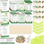 Sherr 476 Pcs Football Baby Shower Game Set, 9 Style Baby Shower Activities by Sherr