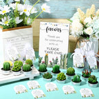 Mtlee 36 Sets Baby Shower Favors for Guest, Succulent Candle Bulk, Cactus - Image 6
