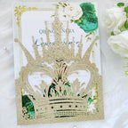 20 sets Laser Cut Crown wedding invitation pockets,Quinceañera Invitations, Sweet 16 Invitations,1 birthday invitations,and etc. - Image 4