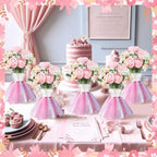 54 Pcs Baby Shower Table Decorations Girl Mini Tutu Skirt for Centerpieces - Image 5