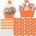 Funnymoom 24 Pack Orange Fall Thanksgiving Basket For Gifts Empty Bulk by Funnymoom