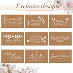 Personalized Wooden Card Box for Wedding, Bridal Shower, Engagement Party - Image 3