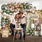 258pcs My First Rodeo Decorations Boy for Cowboy, Serves 25 - Image 4