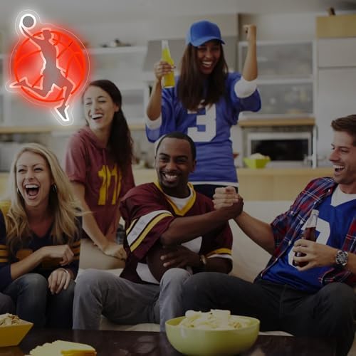 Basketball Neon Sign, USB Powered LED Light for Sports Room Decor - Image 2