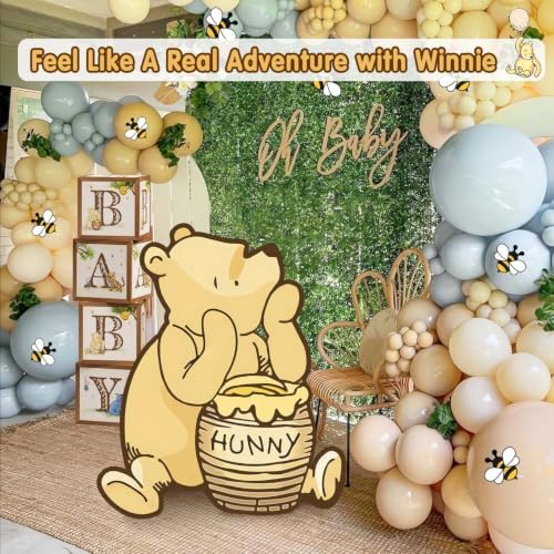 Classic Winnie Bear Baby Shower Birthday Decorations Cutout Large 27.5Inch - Image 7