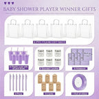 Nuogo 6 Sets New Parent Shower Prizes, Purple Color, Classic Style - Image 2