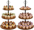 Wooden Cupcake Stand,3-Tier Cupcake Tower for 50 Cupcakes by Unknown