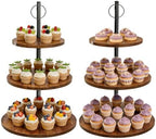 Wooden Cupcake Stand,3-Tier Cupcake Tower for 50 Cupcakes by Unknown