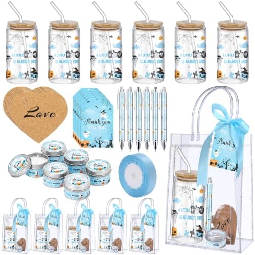 MotiMind 6 Sets Blue Halloween Baby Shower Prizes for Winners Guest Game by MotiMind