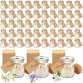 MTLEE 50 Pcs Wedding Jar Candles for Guests Wedding Candle Gift Natural Wax Candles with DIY Tag Cards for Bridesmaid Baby Shower Party Favors Home Supply Decor, Scents of Freesia/Gardenia/Lavender by MTLEE