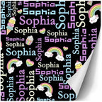 AOFUN Custom Birthday Gift Wrapping Paper - Funny Picture and Name for Friends - 3 Rolls 58" x 23" - Image 3