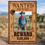 Funrous 5.4 ft Western Wanted Photo Booth Stand up - Image 6