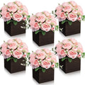 6 Sets Artificial Peonies Flower Table Centerpieces, Light Pink by Wavyknot