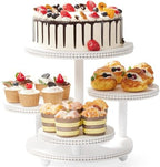 4 Tier Cupcake Stand for 50 Cupcakes - Wooden Cake Stand | Cupcake Display by VIVIRBIEN