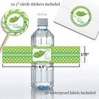 Amanda Creation Two Peas in a Pod Invitations, 20 Baby Shower Invitations for Boy and Girl Twins with Envelopes, Diaper Raffle, Book Request & Sticker Bundle - Image 6
