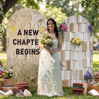 Tingjoo 2 Pcs a New Chapter Begins Decorations Book Themed Party Backdrop - Image 2