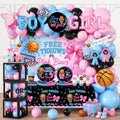 284Pcs Free Throws or Pink Bows Gender Reveal Decorations, Serve 20 Guests by Unknown