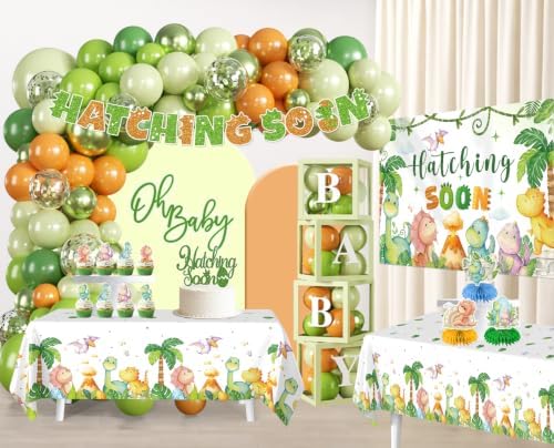 Dinosaur Baby Shower Decorations, All-in-One Decor Set - Image 3