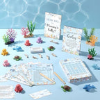 Funnymoom 426 Pcs Baby Shower Games Boy, 8 Ocean Theme Party Set - Image 2