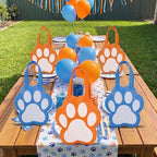 Tranqun 36 Pcs Blue Dog Paw Print Party Favor Bags with Handle - Image 6