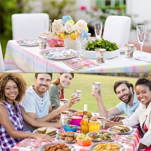 Pickmesh 400 Pcs Safari Birthday Party Supplies Plates and Napkins Serve 50 - Image 5