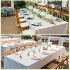 43 Pcs/ 6 Set Babybreath Mason Jar Table Centerpiece Mason Jar Vases - Image 5