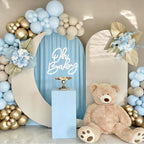 Oh Baby Neon Sign, Baby Shower LED Neon Light Signs for Backdrop Party Wall Decor Bedroom Light Up Sign for Gender Reveal Birthday Party Decorations Gift White Dimmable USB Powered(14.2"*12.9") - Image 2