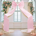 Giant Bow Decoration, 75x18 Inch Big Bows for Backdrop, Large Satin Ribbon Tie Bow for Wedding Engagement Baby Shower Bridal Christmas Birthday Party Wall Decor (Pink) by Unknown