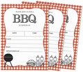 Pack of 30 Baby Shower Invites, BBQ Party Invitations, Fill in Blank Invitations with Envelopes 5 x 7 inches by Inkdotpot