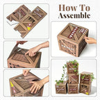Safari Birthday Decorations 10x10x10 in Jungle Party Decor Boxes - Image 3