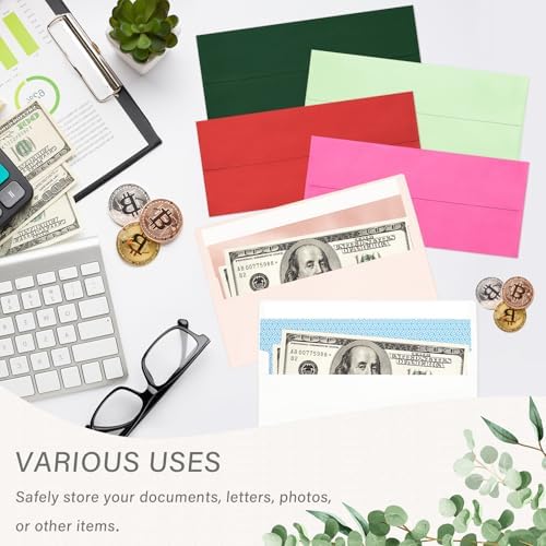 200 Pack #10 Light Pink Envelopes Letter Size Self Seal Business Envelopes - Image 6