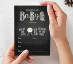 Pack of 30 Baby Shower Invites, Bun in Th Oven BBQ Party Invitations, Fill in Blank Invitations with Envelopes 5 x 7 inches - Image 5
